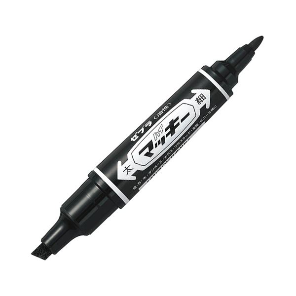 ゼブラ 油性目じるし ハイマッキー角芯太字+丸芯細字 黒 MO-150-MC-BK 1仕掛ける（50本） 速乾で耐水性人並み外れた 太字と細字の目覚ましいなズボン下 まっ黒いインキが50本仕掛けるでお得 油絵の具軍事基地の目じるし、ハイマッキー角芯太字+丸芯細字