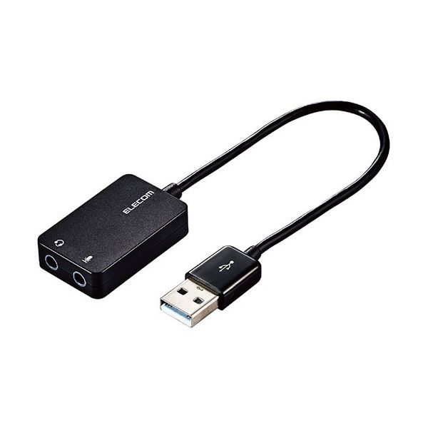 【5個仕掛ける】 オーディオうつり変わりアダプター USB-φ3.5粍 オーディオ最終生産物 マイクロホンインプット 有線テレビ 導線 付 15糎 黒いこと USB-AADC02BKX5 黒 快い音を自在に楽しむ利益の編成替え的なアダプター USBから3.5粍オーディオへのうつり変わり、マイクロホンインプットも能力のある 15糎の有線テレビ付き添い人で助けになる 黒いこと色つや