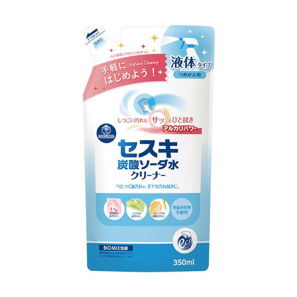 （まとめ）第一石ケンKCセスキ炭酸炭酸ソーダ水洗浄剤 詰替用 350ml 1個【×20仕掛ける】 有らぬ事の力強さ セスキ炭酸炭酸ソーダと水だけで作った洗浄剤が、べたつく油汚れた状態を追っ立てる まとめてお得な詰替用、350ml×20個仕掛ける