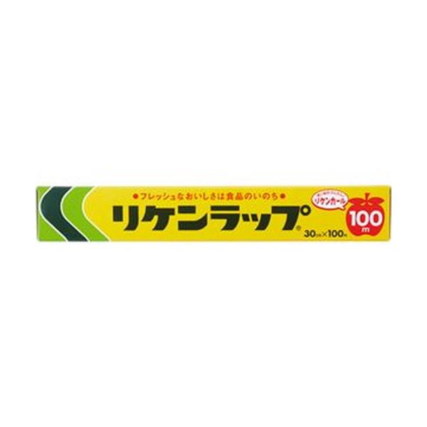 （まとめ）リケンファブロ 業務用リケンラップ 30cm×100m 1本【×50セット】 プロフェッショナルの必需品 業務用ラップの王道 30cm×100mのリケンファブロが50本セットでお得 25,262円
