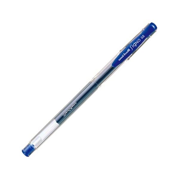 (まとめ) 三菱鉛筆 ゲルインクボールペン ユニボール シグノ スタンダード 0.5mm 青 UM100.33 1セット(10本) 【×3セット】 信頼のゲルボールペン、シグノスタンダード0.5mm青は、滑らかな筆跡とにじまない水性顔料ゲルインクを採用 書き心地の良さと高品質を追求し、手に
