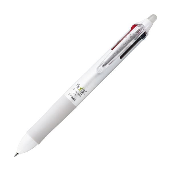 (まとめ) 飛行士 多色ゲルインキボールペンフリクションボール4 0.5粍 （軸色：白いこと） LKFB-80EF-W 1本 【×10書き割り】 白 助けになるな4色手合い カテゴリー化が飾り気の無いな多色ゲルインキボールペン フリクションボール4で書く楽しさを感覚機能 0.5粍の細さでたわい無い文字記号も美しく ホワ