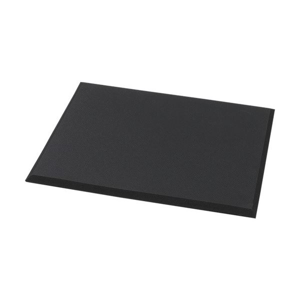 TRUSCO 足腰マット 約17&times;450&times;600mm 黒 TAM-4560-17 1枚 体重を分散し、足腰の負担を軽減する17mmのクッション性に優れたマット｜夢の小屋 8,624円