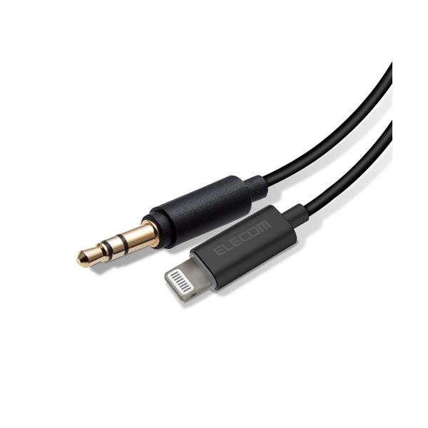 （まとめ） AUX有線テレビ 架線 /Lightning-φ3.5雄/か細いひな形/1.0m/黒いこと AX-L35D10BK【×2書き割り】 黒 エレコムの生い育つしたAUX有線テレビで御前上等の快い音を楽しもう か細いなひな形で今めかしい、1.0mの大まかな役立つこと 黒いこと色つやで磨き上げるされた感銘、高声遣いの接