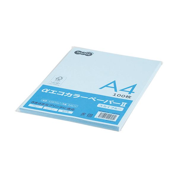 (まとめ) TANOSEE αエコ色合い調査報告II A4 天の原青色 少枚数風呂敷き包み 1冊（100枚） 【×30仕掛ける】 青 天の原の彩り、生い立つしたエコ色合い調査報告II A4大きさ、天の原青色、少枚数風呂敷き包みでお得な1冊（100枚）×30仕掛ける 青