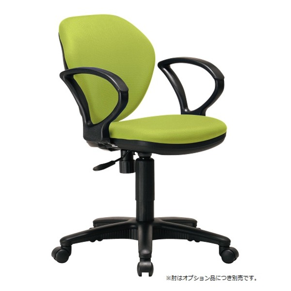 単品 オフィス 事務用 チェア (イス 椅子) /デスク (テーブル 机) チェア 【グリーン】 幅440×奥行570×高さ800～930mm 座昇降機能 キャスター付 移動可能 車輪付き お客様組立品(肘別売 り) 緑 快適な座り心地と自由な動きが魅力 多機能オフィスチェア【グリーン】は、背