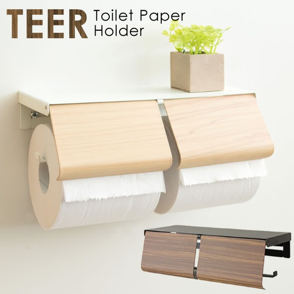 トイレットペーパーホルダー 幅25×奥行き10×高さ8cm ナチュラル 2連式 金属 スチール ホルダー レストルーム お手洗い トイレ用品 簡単差し込みでお手洗いが快適に 便利な2連式ペーパーホルダー ナチュラルなデザインでトイレを彩る スチール製で丈夫なレストルーム用品