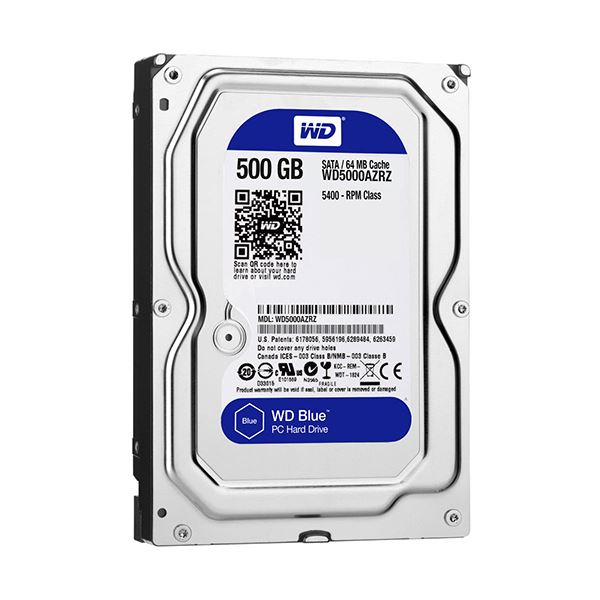 名作 まとめ ウエスタンデジタル WD Blue3.5インチ内蔵HDD 500GB WD5000AZRZ-RT 1台 fucoa.cl