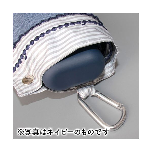 オーロラチャムチャムマーケットCHAMCHAMMARKET晴ベビーミニ傘Appleembroideryグレー1CM270030392
