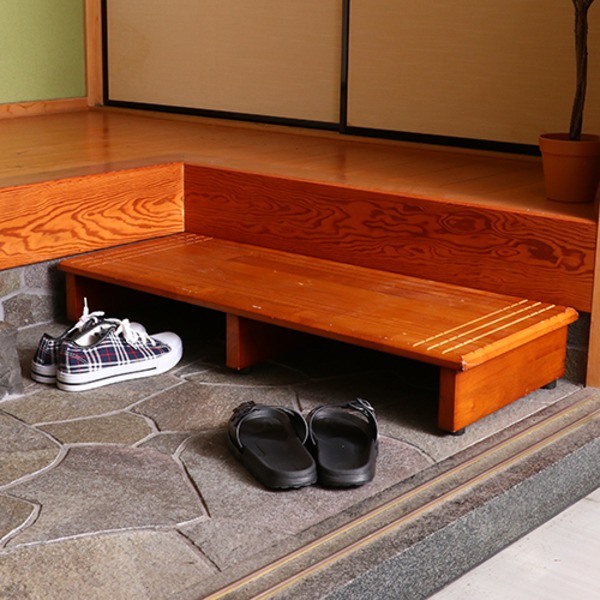 ステップ 玄関台 木製(天然木 ) 90-35135