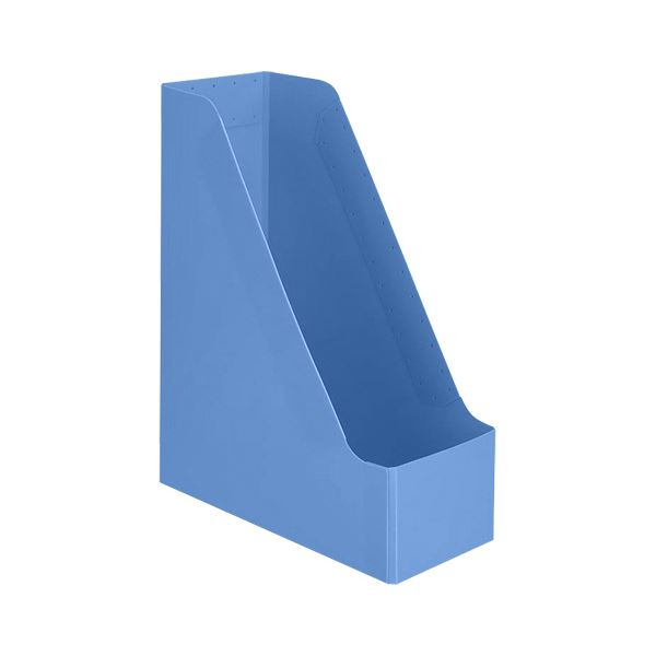 まとめ TANOSEEPP製ボックスファイル 組み立て式 A4タテ ブルー 1個 青
