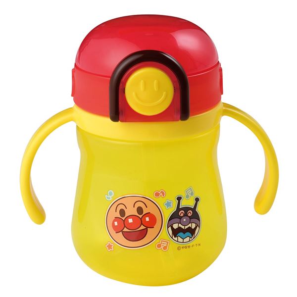 あんぱんまんの可愛い子ども用 ワンタッチストローマグ 食器 カトラリー グラス すとろーまぐ ベビー用品アンパンマン 子供用 ストロー付きマグ あんぱんまん カップ シリコン製 コップ ストロウ ベビー用品 すとろう アンパンマン 子供用 ワンタッチ ストローマグ