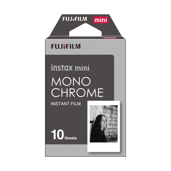 まとめ 富士フイルム チェキ用フィルムinstax mini モノクローム 1パック 10枚 注目ショップ