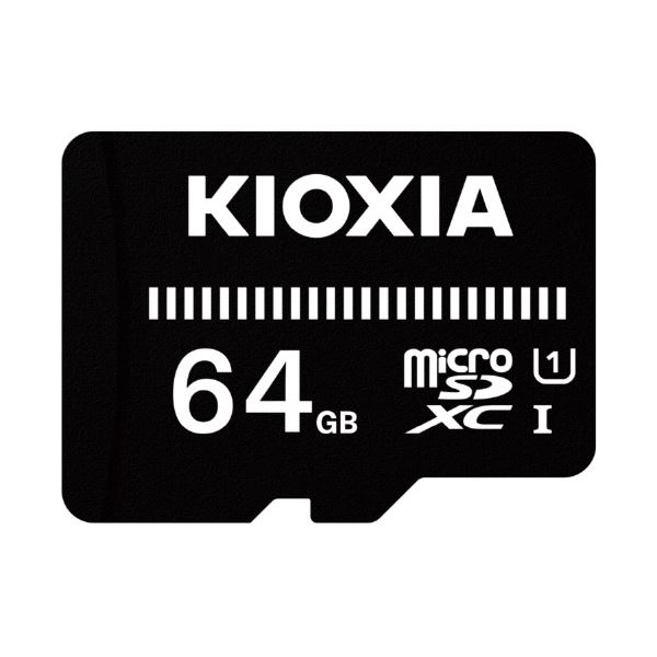 (まとめ) KIOXIA microSDXCカード 64GB KCA-MC064GS (×2セット)