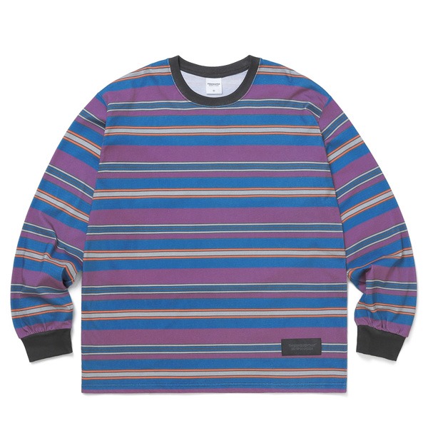 魅力的な 楽天市場 Thisisneverthat ディスイズネバーザット ストライププリントロングtシャツtnf0197 3ブルー グレイ S 青 株式会社夢の小屋 大注目 Ctcvnhcmc Vn