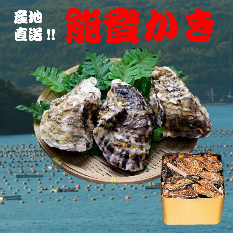 New限定品 能登牡蠣 殻付き 9l缶 約30 40個 夢のと 店w 国産 E Compostela Gob Mx