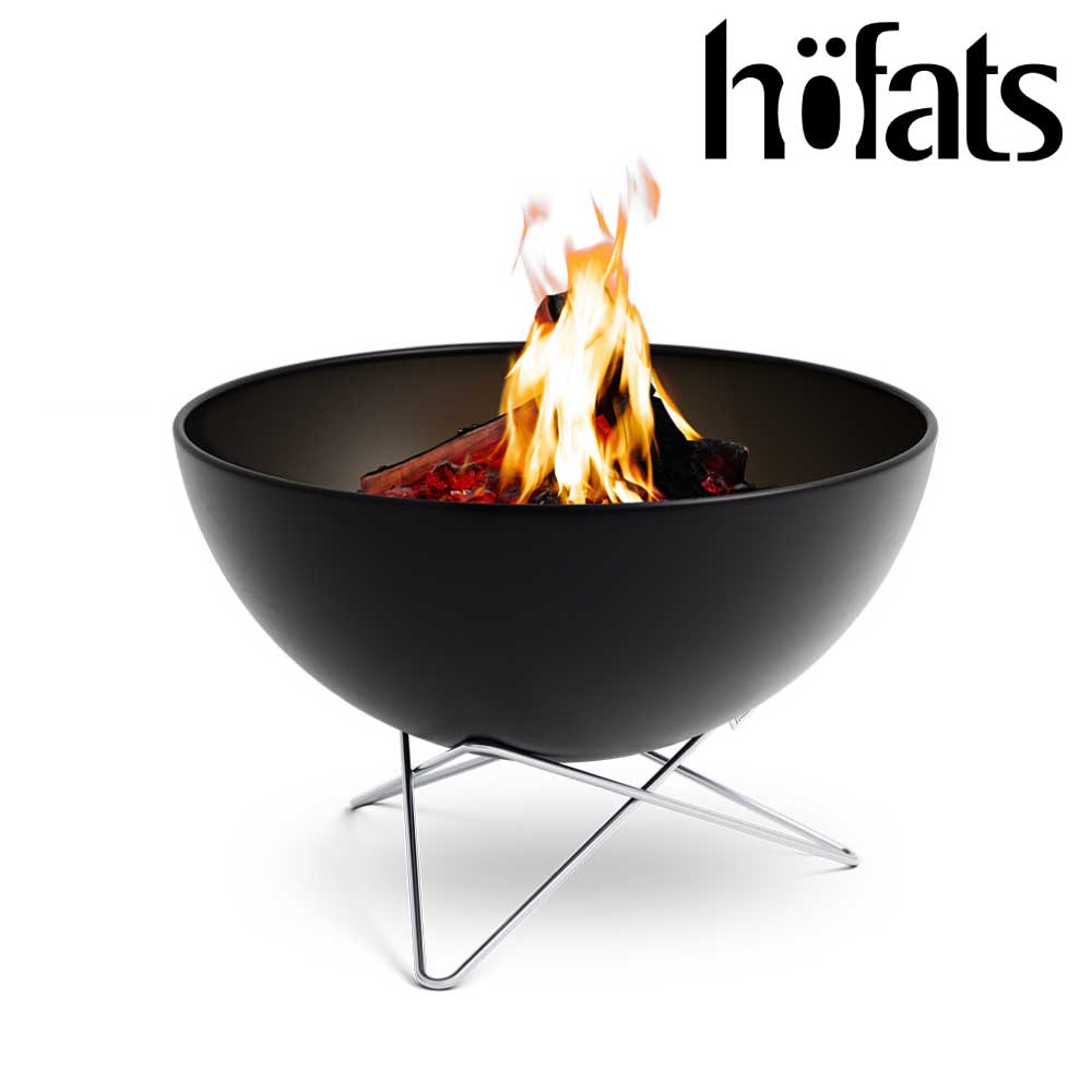 Hofats (ホーファッツ) BOWL 57 Firebowl with starstand (Low) アウトドアブランド 高いデザイン性と耐久性 モダンA-Plusワイヤーベースセット|家具・インテリア雑貨のMashup