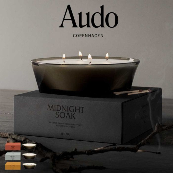 オルファクト　センテッドキャンドル　４２８ｇ おしゃれ 正規輸入品 北欧 インテリア 高級 Audo オドー 通販 天然エッセンシャルオイル 植物ベースのワックス 正規輸入