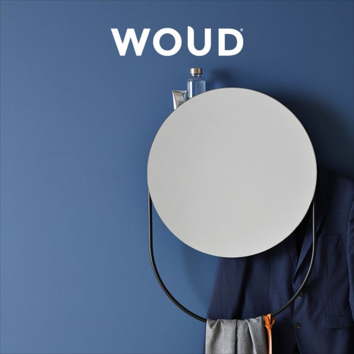 WOUD ヴェルデミラー  飾りつけ銀鏡 西洋手ぬぐいハンガー リビング 臥し所 今めかしい 北欧 一般受け