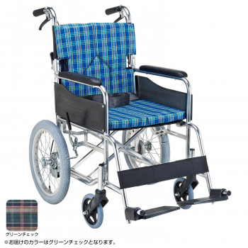 車いす 介護用品 グリーンチェック スタンダードな車いすです スタンダードモジュール グリーンチェック Abt Apis Smk30 4243gc 移動 歩行支援用品 介助式 背折れ 家具 インテリア雑貨のmashup