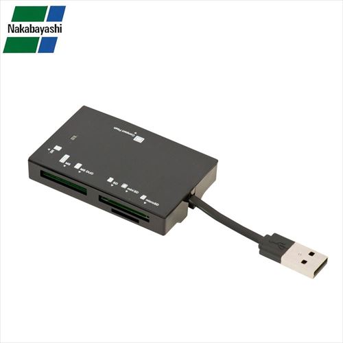 ナカバヤシ Digio2 Usb2 0 マルチカードリーダー Crw 5m67bk Apis Abt 最大61 オフ ブラック