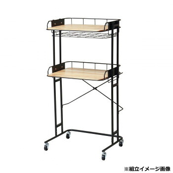 弘益(KOEKI) MASH ビーワイケージ キッチンラック ブラック BCKR620BK｜家具・インテリア雑貨のMashup