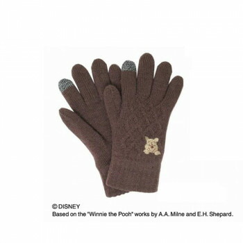 楽天市場】プーさん 刺繍ふわもこ 手袋 307-087 定形外 送料無料