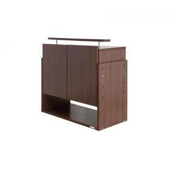 コレクションラック ワイド専用上置き ハイタイプ 奥行39cm用 CR-T8339UH　B・ブラウン