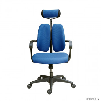 DUOREST(デュオレスト) リクライニングチェア ドットブルー DR-7600F