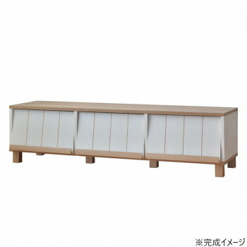 日本製組立家具 カントリー風 大型テレビ台 ホワイト co-cr-150tv-wh