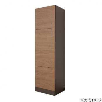 日本製組立家具 モダンデザイン リビング収納キャビネット ライトブラウン 45cm幅 co-ze-1645t-lb