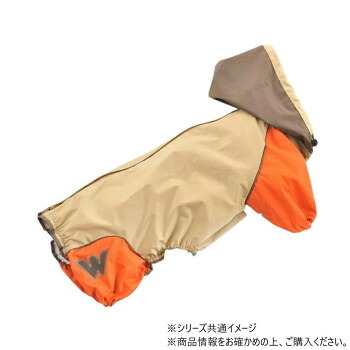 ドッグウェア フルカバーレインコート JコートB パーシモン コーギー用 M 2220F102