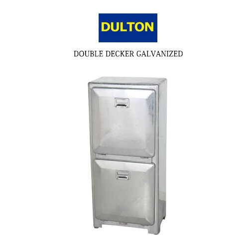 DULTON　ダルトン　トラッシュカン　ダブルデッカー　ダストボックス　ブラウン DULTON ONLINE SHOP | TRASH CAN DOUBLE DECKER RAW(RAW