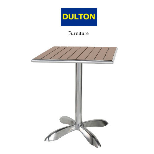 ダルトン アルミニウム カフェテーブル スクエアALUMINUM CAFE TABLE SQ LBRおしゃれ 人気 送料込み