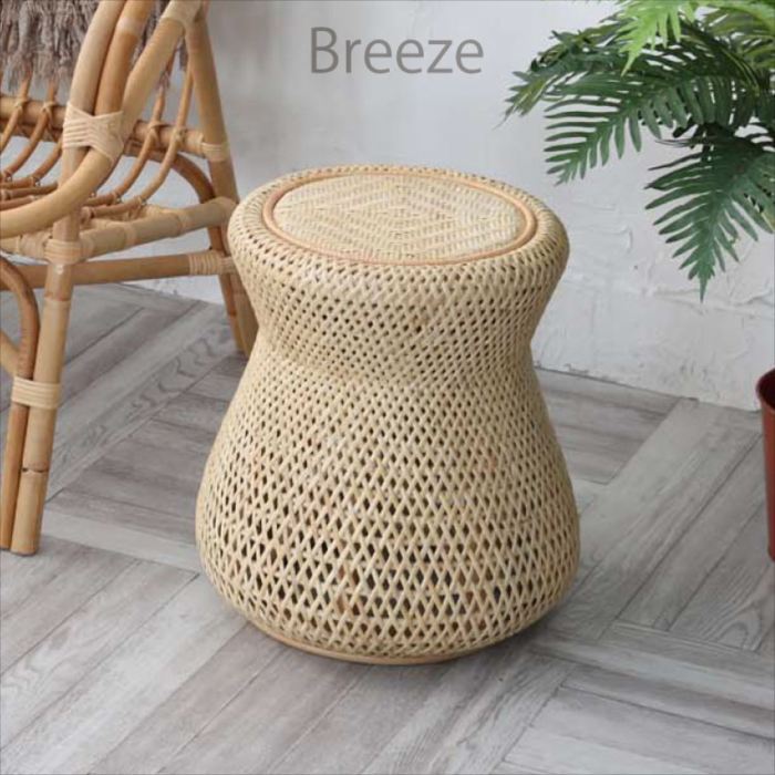 Breeze シリーズ スツール 軽いラタン 背もたれなし椅子 リビング 持ち運び楽　腰掛け ナチュラル 北欧 おしゃれ 人気｜家具・インテリア雑貨のMashup