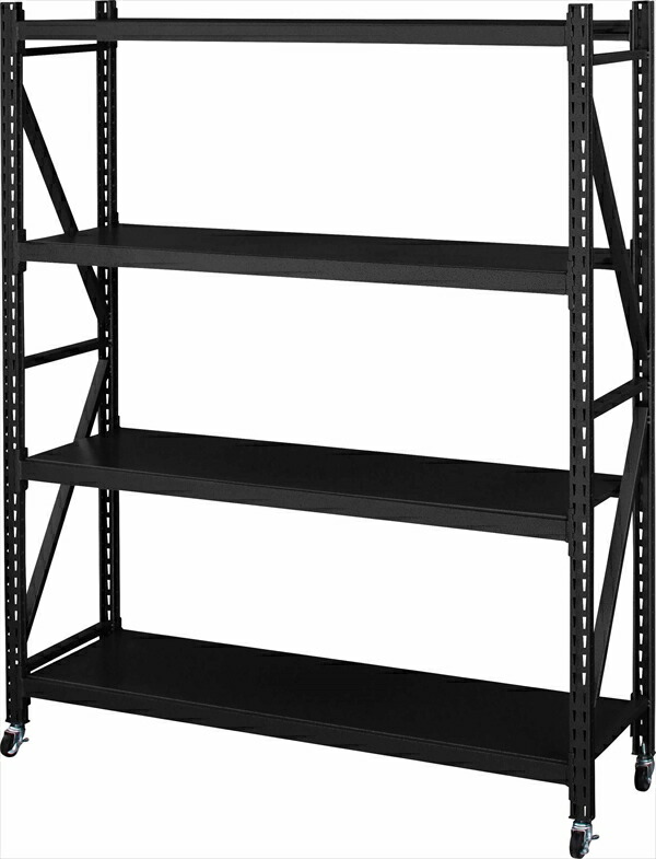 楽天市場】◎ゴリララック 4段 スチールラック 個人宅配送は別ページに