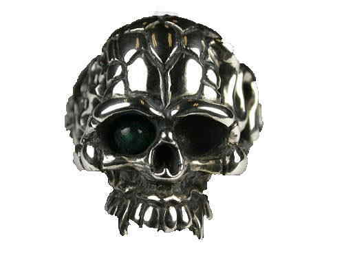 楽天市場】スカルリング 魔界王 ドクロリング 髑髏リング シルバー