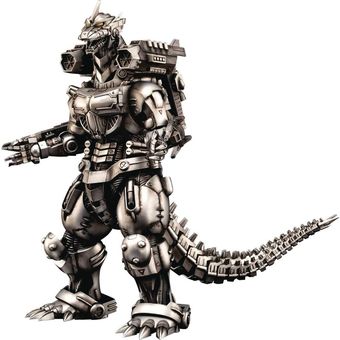 【中古】青島文化教材社 ゴジラ×モスラ×メカゴジラ 東京SOS MFS-3 3式機龍 〈改〉全高約24cm 色分け済みプラモデル GO-02 [併売:16RU]【赤道店】画像