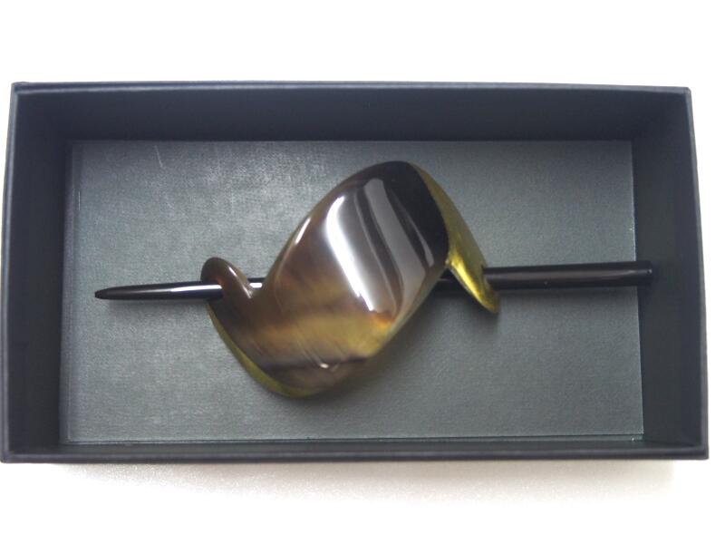 エルメス　バッファローフォーンかんざし 楽天市場】エルメス HERMES かんざし 簪 バッファローホーン 【中古