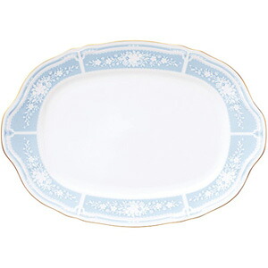 Noritake（ノリタケ）　レースウッドゴールド　36.5cmオーバルプラター　T9544A/1507