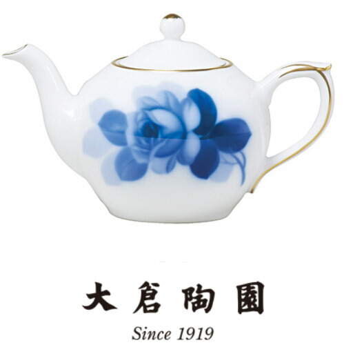 楽天市場】【送料無料】 大倉陶園ブルーローズ(8211) ティーポットお祝