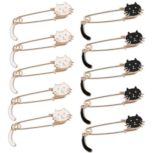 楽天市場】安全ピン かわいい ブローチピン ピンブローチ 猫 ネコ