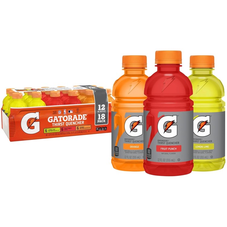 ゲータレード スポーツドリンク レモンライム/オレンジ/フルーツパンチ バラエティパック 355ml 18本入り Gatorade Sports Drinks, Lemon Lime/Orange/Fruit Punch Variety Pack, 12 fl oz, 18 Count 【お取り寄せ商品】