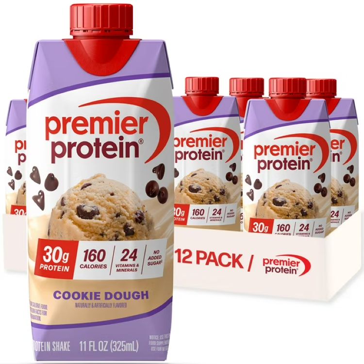 プレミアプロテイン シェイク クッキードウ たんぱく質30g 325mL 12本 Premier Protein Shake, Cookie Dough, 30g Protein, 11 fl oz, 12 Ct 【お取り寄せ商品】｜アメリカお菓子のYummy USA