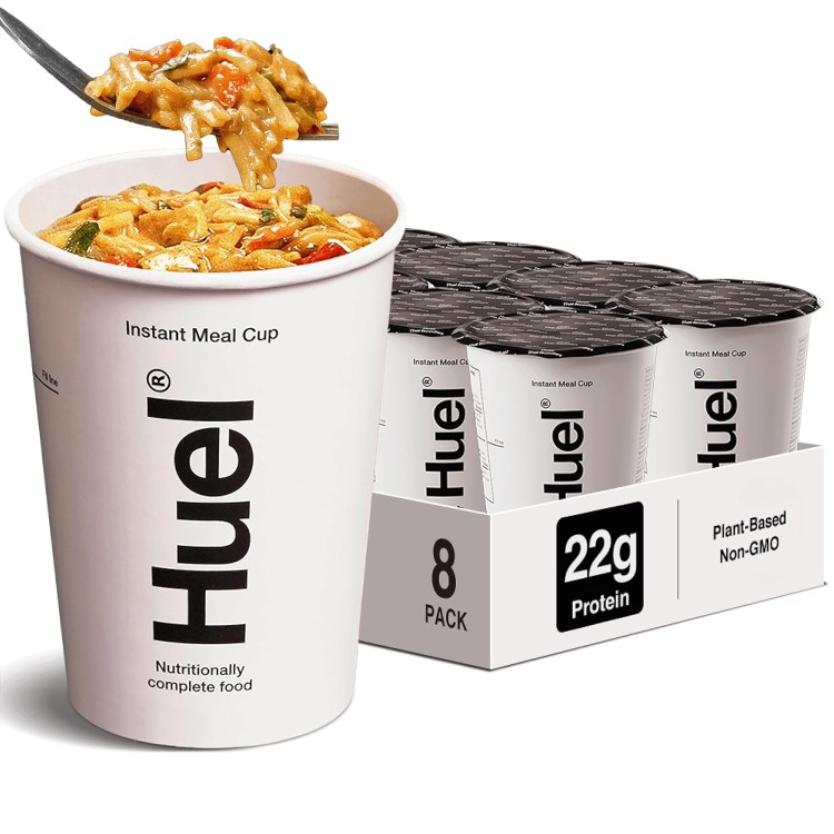 ヒュエル インスタントミール ホット＆セイボリーカップ タイヌードル 105g 8カップ Huel Instant Meal Hot & Savory Cups Thai Noodles 8 Cups 【お取り寄せ商品】｜アメリカお菓子のYummy USA