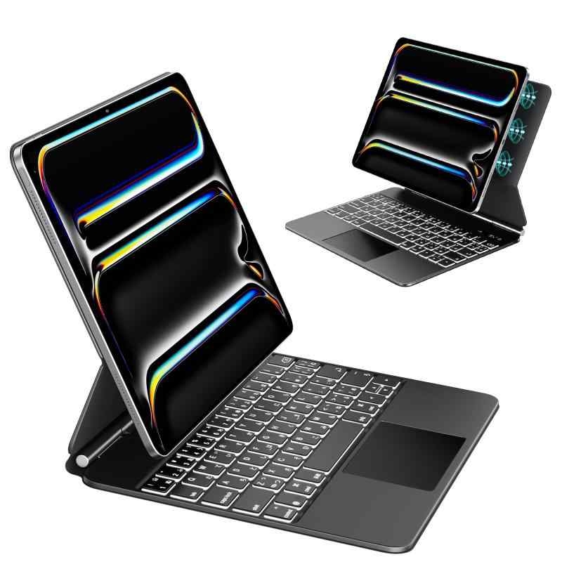 EAMPANG 日本語配列マジックキーボード iPad Pro 11インチ Pro 12.9 Air 4 5 6 10.9インチ Air 13 inch 第6世代 第5世代 第4世代 第3世代 第2世代 第1世代 iPad 第10世代 10.9インチ キ