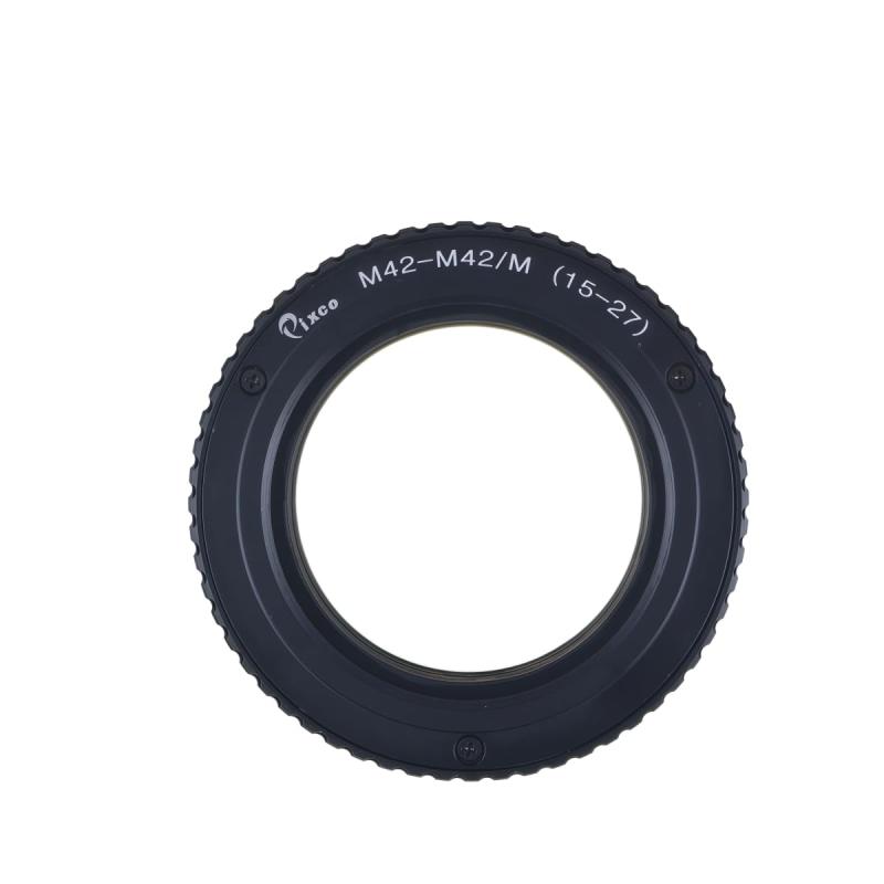 (バシュポ) Pixco M42 M42レンズ焦点調整式ヘリコイドマクロチューブアダプター 15mm-26.5mm