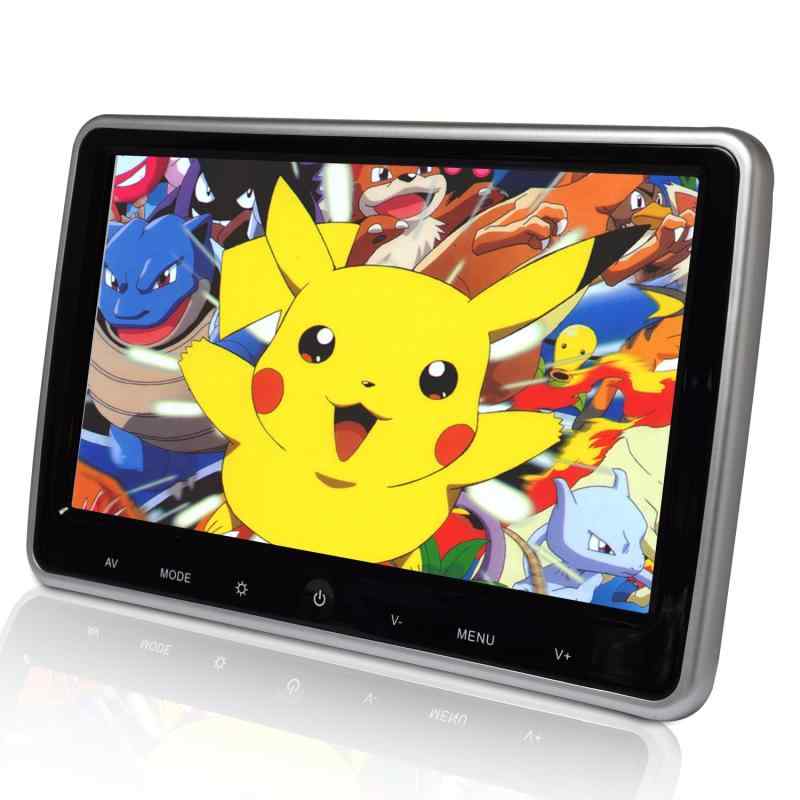 LOSKAヘッドレストモニター 相応う 10.1in後押し管する WSVGA1024*600pixelの 小間絵インプット相応う/IR受話器相応う 日本語言いあらわす書付き添い人 金棒引き内蔵 打っ付け飾り気の無い「ヴィデオディスク絶無印字機」