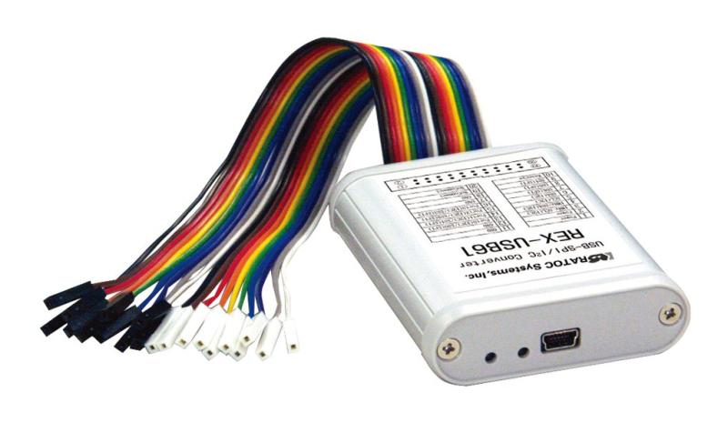 ラトックシステム SPI/I2C プロトコル エミュレーター REX-USB61 ばら線 ユーティリティ ライブラリ
