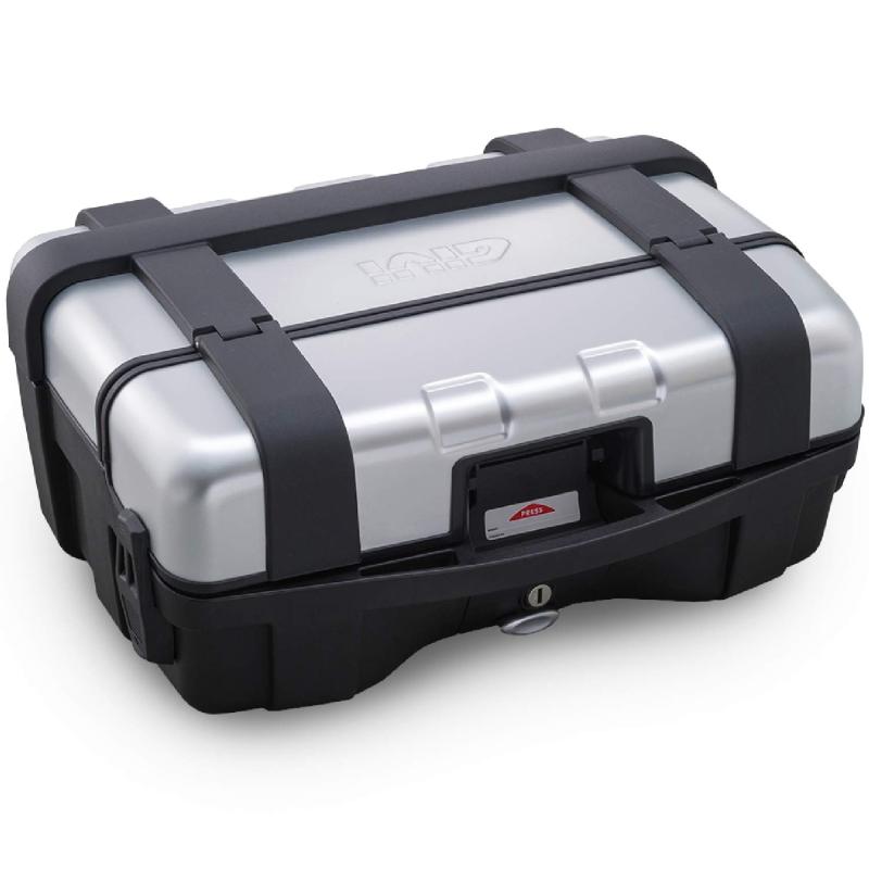 GIVI (ジビ) リアボックス 52L シルバー アルミ製 モノキー TREKKERシリーズ｜ゆもり　店